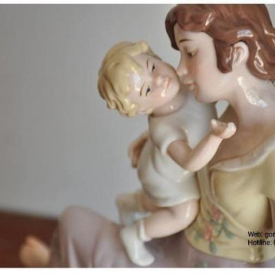 TƯỢNG THỦ CÔNG MẸ VÀ BÉ